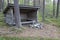 Weather shelter in a forest in Jaemtland, Sweden