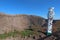 Weather station on Mount Vesuvius near Naples, Italy