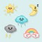 Weather stickers emoji
