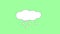 Weather. Sunny clouds rain. A simple animated icon. Green background.
