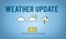 Weather Update Prediction Forecast News Information Concept