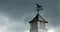 Weather Vane Time Lapse Close Up with Storm Clouds