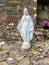 Weather warn statue of the Blessed Virgin Mary