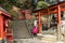 Weather YÅ«toku Inari Shrine morning scenery is impressive for travelers who can watch the morning fog.