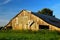 A weathered barn still stands