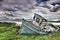 Weathered boat at Roundstone