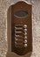 Weathered Brass Panel With Six Doorbells