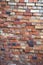 Weathered brick wall background, home related