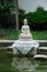 Weathered Buddha statue