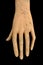 Weathered doll hand