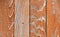 Weathered Fence panels with cedar finish, grunge effect