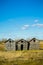 Weathered Grain Bins