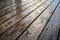 weathered outdoor deck flooring made from wood