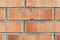 weathered red vintage worm brick wall stained retro style surface aged bricks closeup
