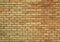 weathered retro brown brick wall texture grunge background used in interior design.