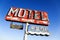 Weathered Retro Motel Sign