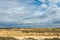 Weathered rocks in the badlands Bardenas Reales