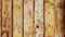 Weathered rough wooden background loop. Old planks texture. Vertical cross direction