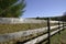 Weathered Split Rail Fence