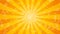 Weathered Texture Sunburst Background - Yellow, Orange And White Vector Illustration