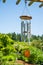 Weathered wind chime in the sun