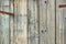 Weathered wooden door