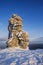 The weathering post on the plateau of Manpupuner, Russia