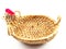 Weave basket, dried water hyacinth