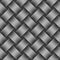 Weave seamless pattern, vector linear background with woven texture, textile knitted repeat tiling wallpaper, perfect simplistic