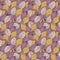 Weaved waves seamless abstract pattern