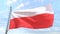 Weaving flag of the country Poland