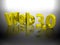 Web 3.0 3D gold shiny word