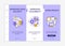 Web 3 0 benefits purple and white onboarding template