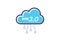 WEB 3 cloud icon design technology. Web3 cloud icon illustration network sign icon.