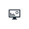 Web analytics creative icon. filled multicolored illustration. From