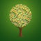 Web app icon tree concept for environment help