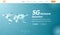 Web banner, 5G network technology vector illustration some Elements of this image furnished by NASA