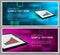 Web banner block. Header layout template. Creative abstract