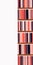 Web banner with wooden bookcase full of different books and empty space for text.