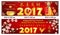 Web banners for Chinese New Year of the Rooster 2017