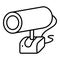 Web camera Icon. Vector Outline Webcam Symbol
