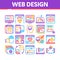 Web Design Development Collection Icons Set Vector