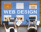 Web Design Work Website Development Concept