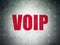 Web development concept: VOIP on digital