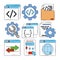 web development digital software search engine optimization icons