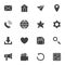 Web essentials vector icons set