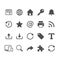 Web glyph icons