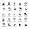 Web and Graphic Designing Glyph Icons Set