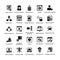 Web Hosting Glyph Icon Designs 1