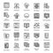 Web Hosting Line Icons